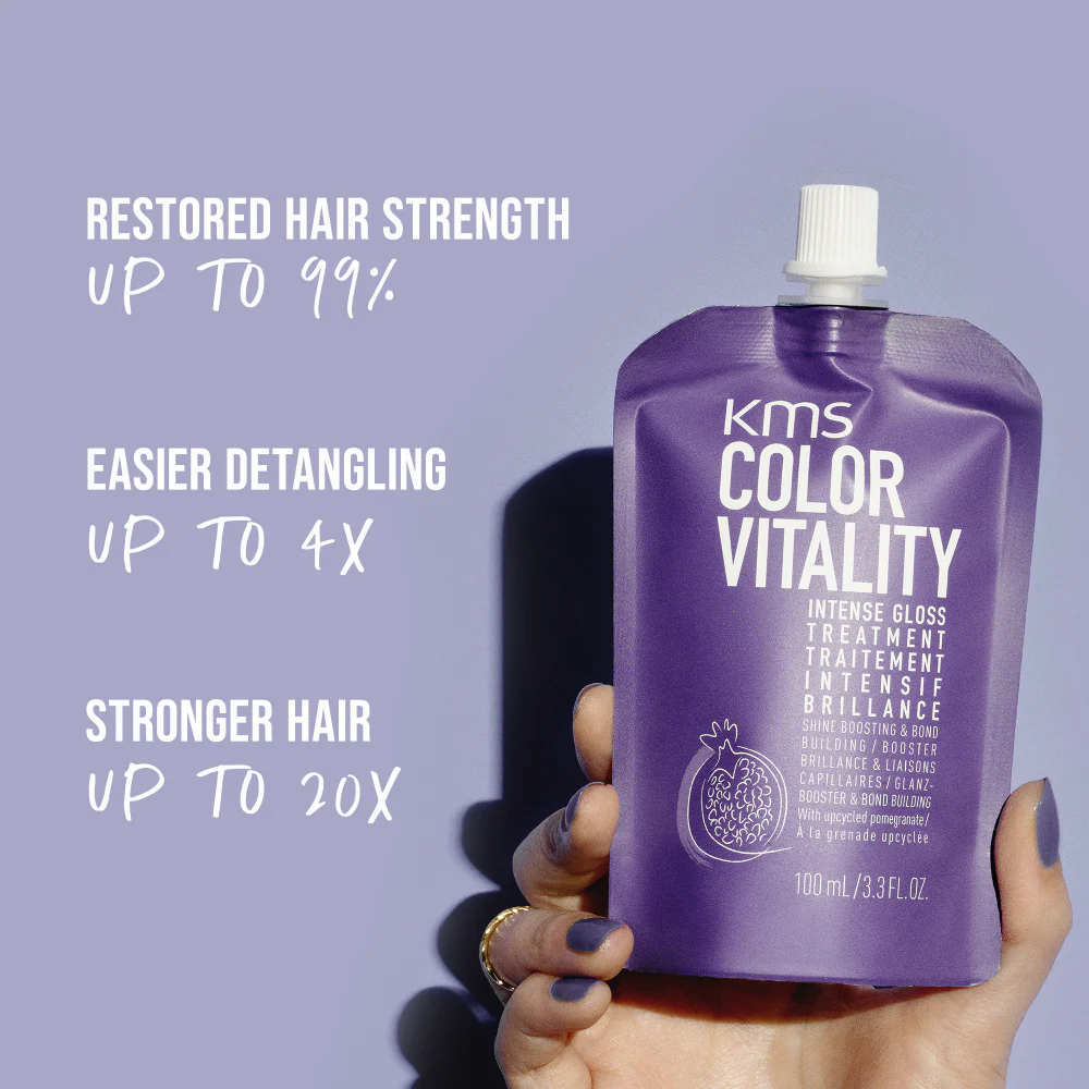 KMS Colour Vitality Intense Gloss Shine Boosting & Bond Building Treatment 100ml - Image 2