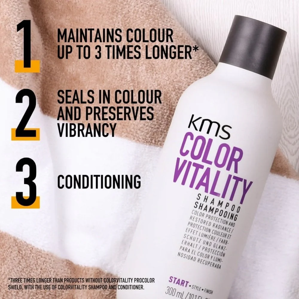 KMS Colour Vitality Shampoo & Conditioner Twin 2 x 750ml - Image 3