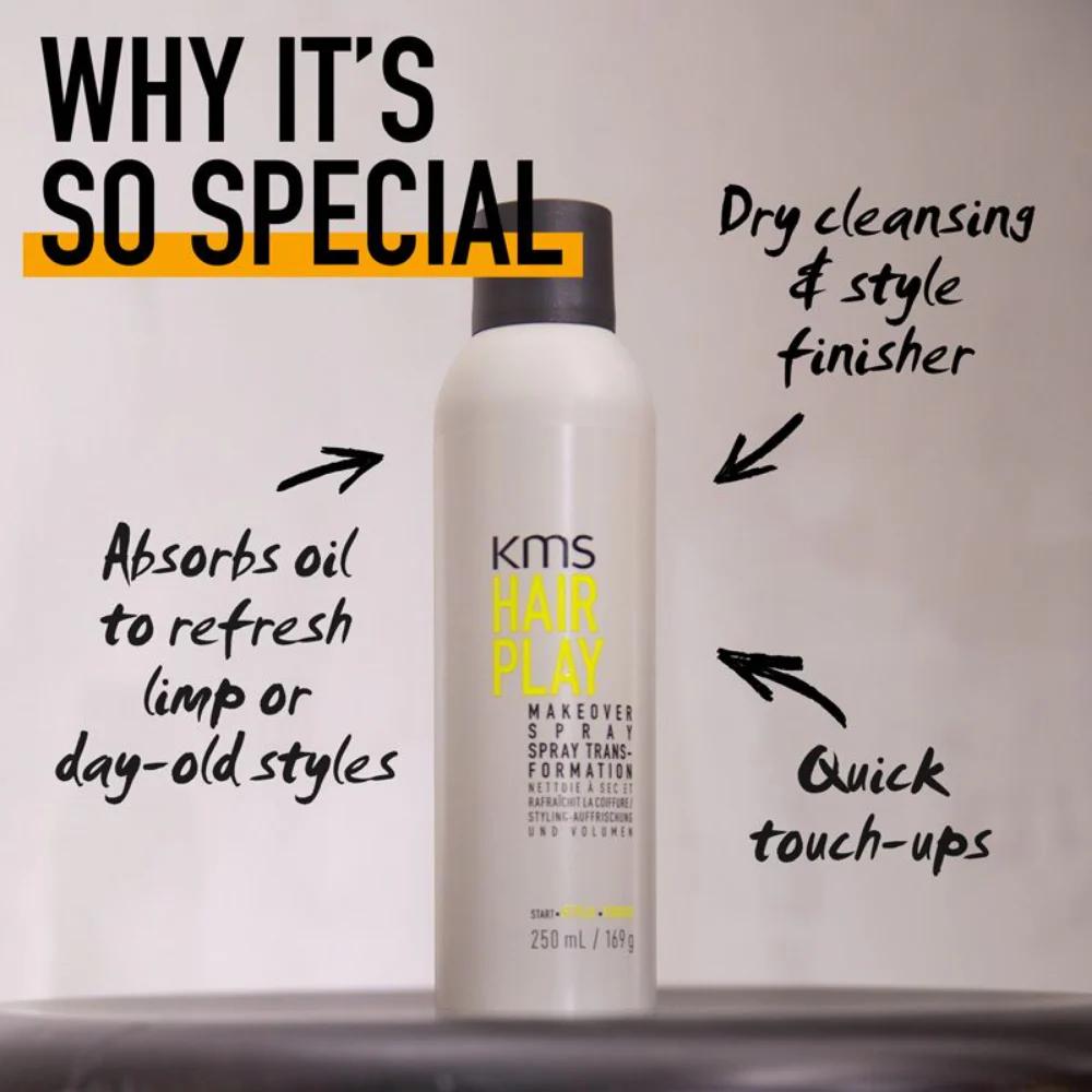 KMS Hair Play Makeover Spray 190g - Image 4