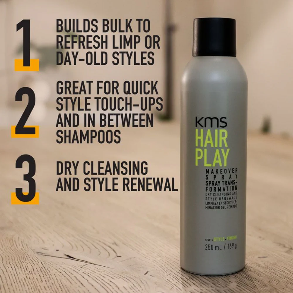 KMS Hair Play Makeover Spray 190g - Image 5