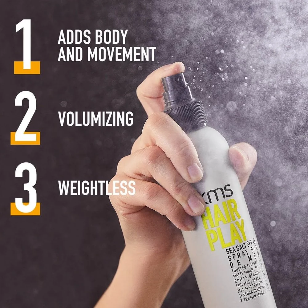 KMS Hair Play Sea Salt Spray 200ml - Image 2