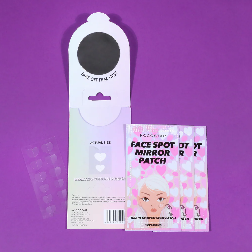 KOCOSTAR Face Spot Mirror Patch Hydrocolloid Spot Patches x36 - Image 3