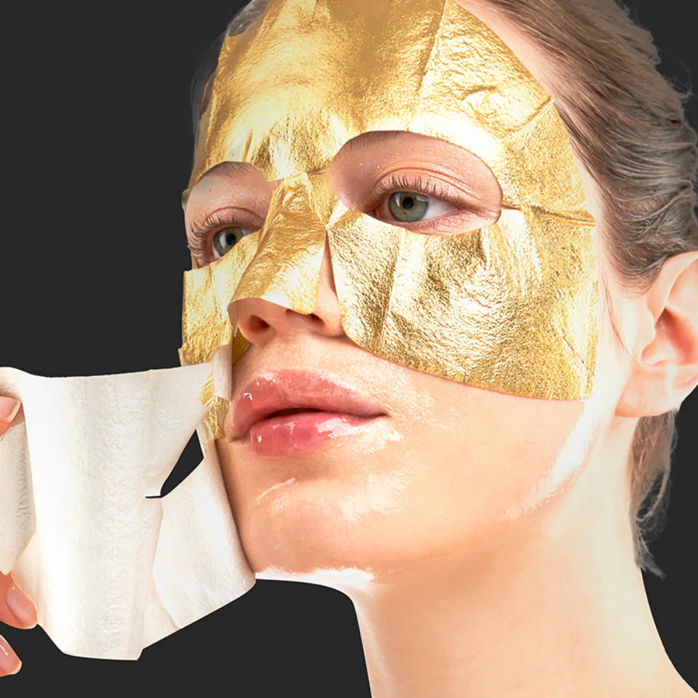 KOCOSTAR Premium Gold Foil Triple Layer Sheet Mask 25ml - Image 2
