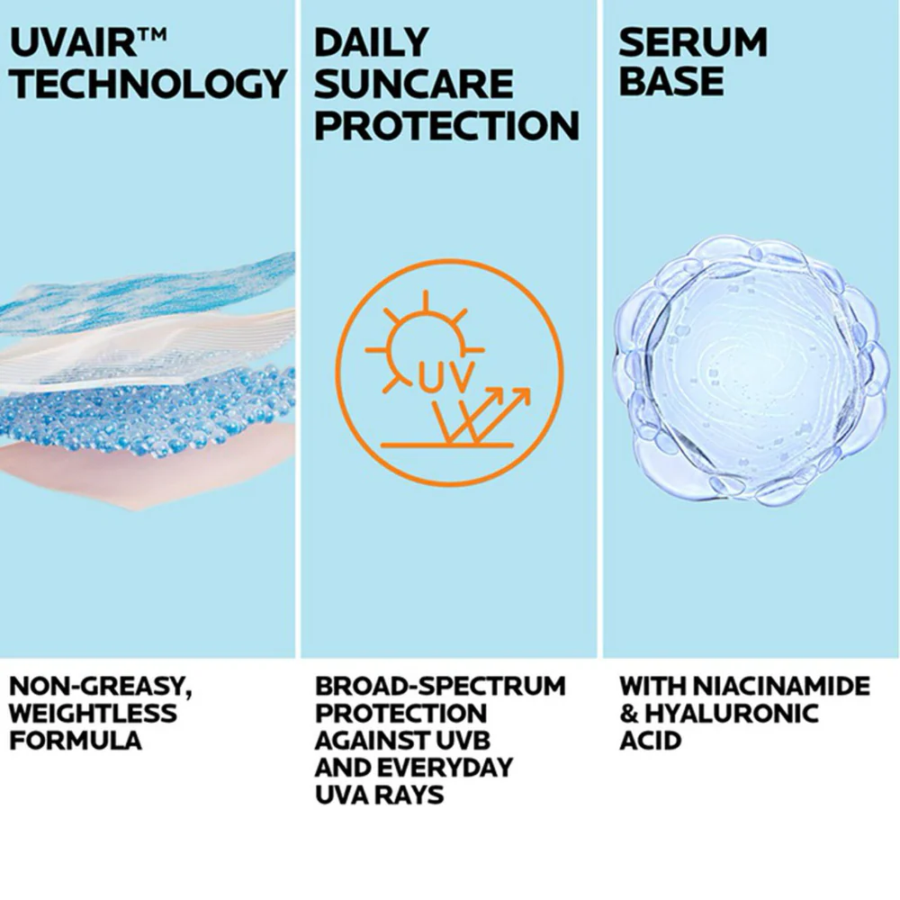 La Roche-Posay Anthelios UVAir Daily Sunscreen PA++++ SPF50+ 40ml - Image 5
