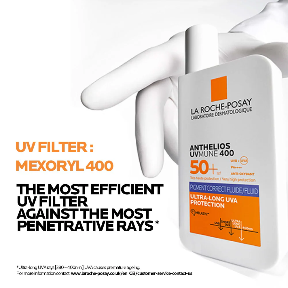 La Roche-Posay Anthelios UVMune 400 Anti-Dark Spots Fluid PA++++ SPF50+ 50ml - Image 2