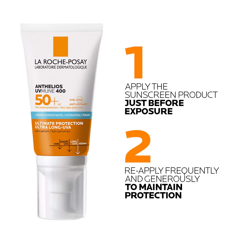 La Roche-Posay Anthelios UVMune 400 Hydrating Cream PA++++ SPF50+ 50ml - Image 7