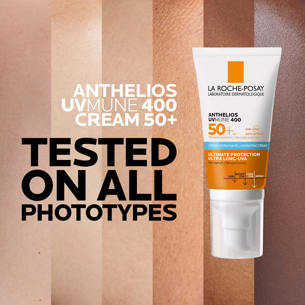 La Roche-Posay Anthelios UVMune 400 Hydrating Cream PA++++ SPF50+ 50ml - Image 8
