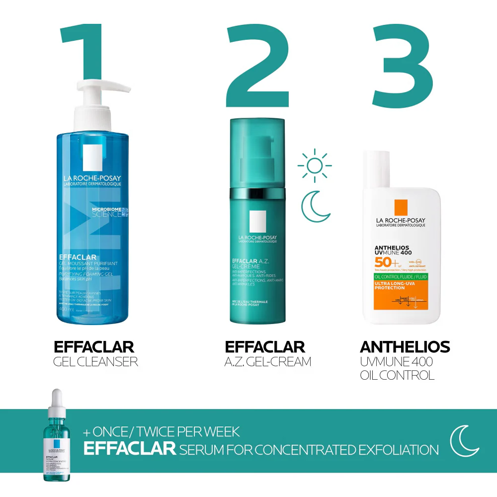 La Roche-Posay Effaclar A.Z. Gel-Crème Moisturiser 40ml - Image 7