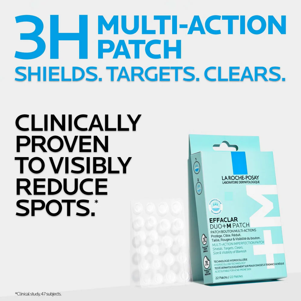 La Roche-Posay Effaclar Duo+M 3H Multi-Action Imperfection Patches x22 - Image 3