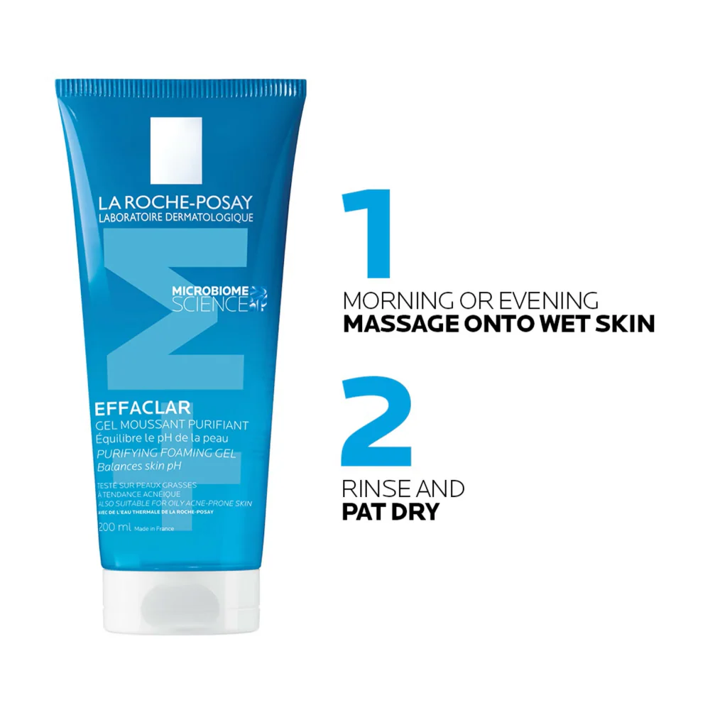 La Roche-Posay Effaclar Purifying Foaming Gel Cleanser 200ml - Image 3