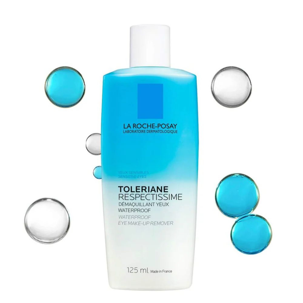 La Roche-Posay Toleriane Respectissime Waterproof Eye Makeup Remover 125ml - Image 2