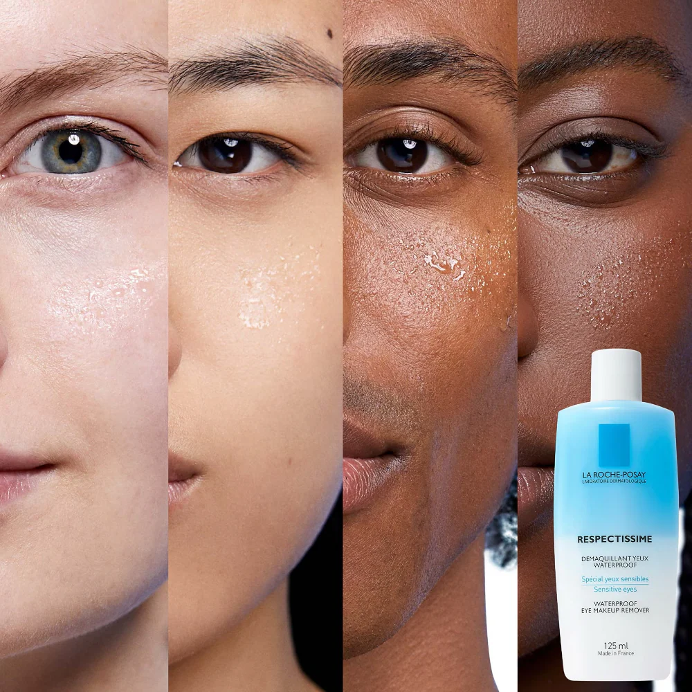 La Roche-Posay Toleriane Respectissime Waterproof Eye Makeup Remover 125ml - Image 3