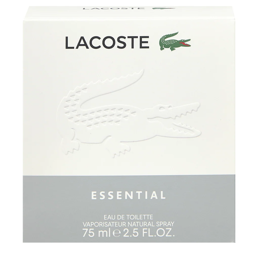 Lacoste Essential Men Eau De Toilette 75ml - Image 3