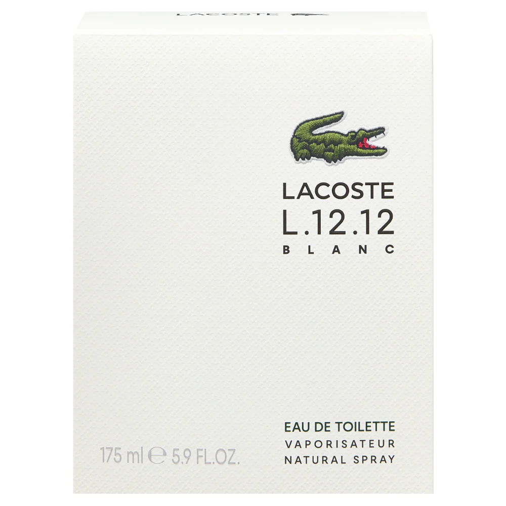 Lacoste L.12.12 Blanc Men Eau De Toilette 175ml - Image 3