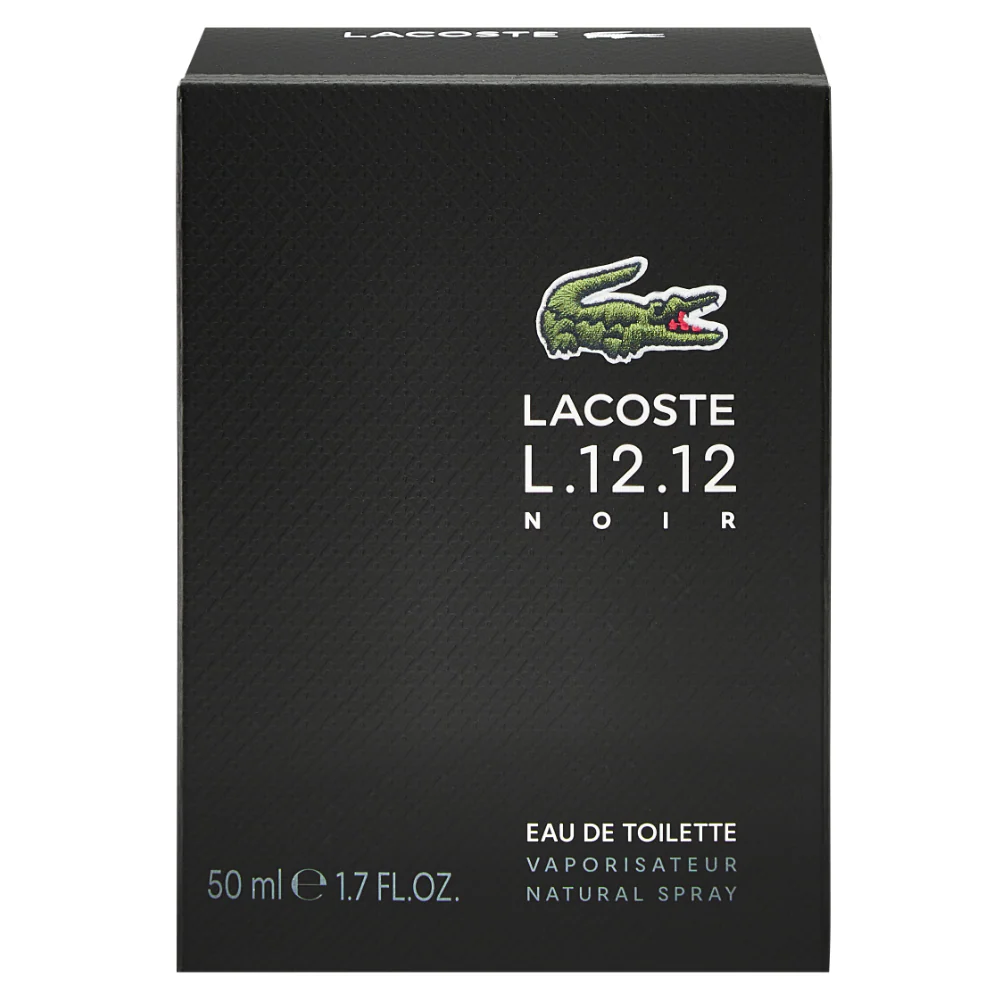Lacoste L.12.12 Noir Men Eau De Toilette 50ml - Image 3