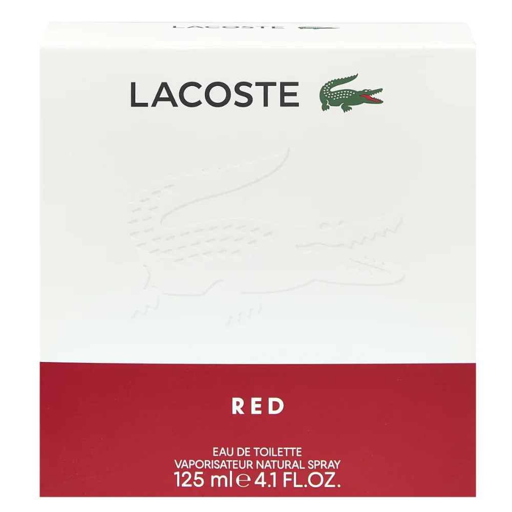 Lacoste Red Eau De Toilette 125ml - Image 3