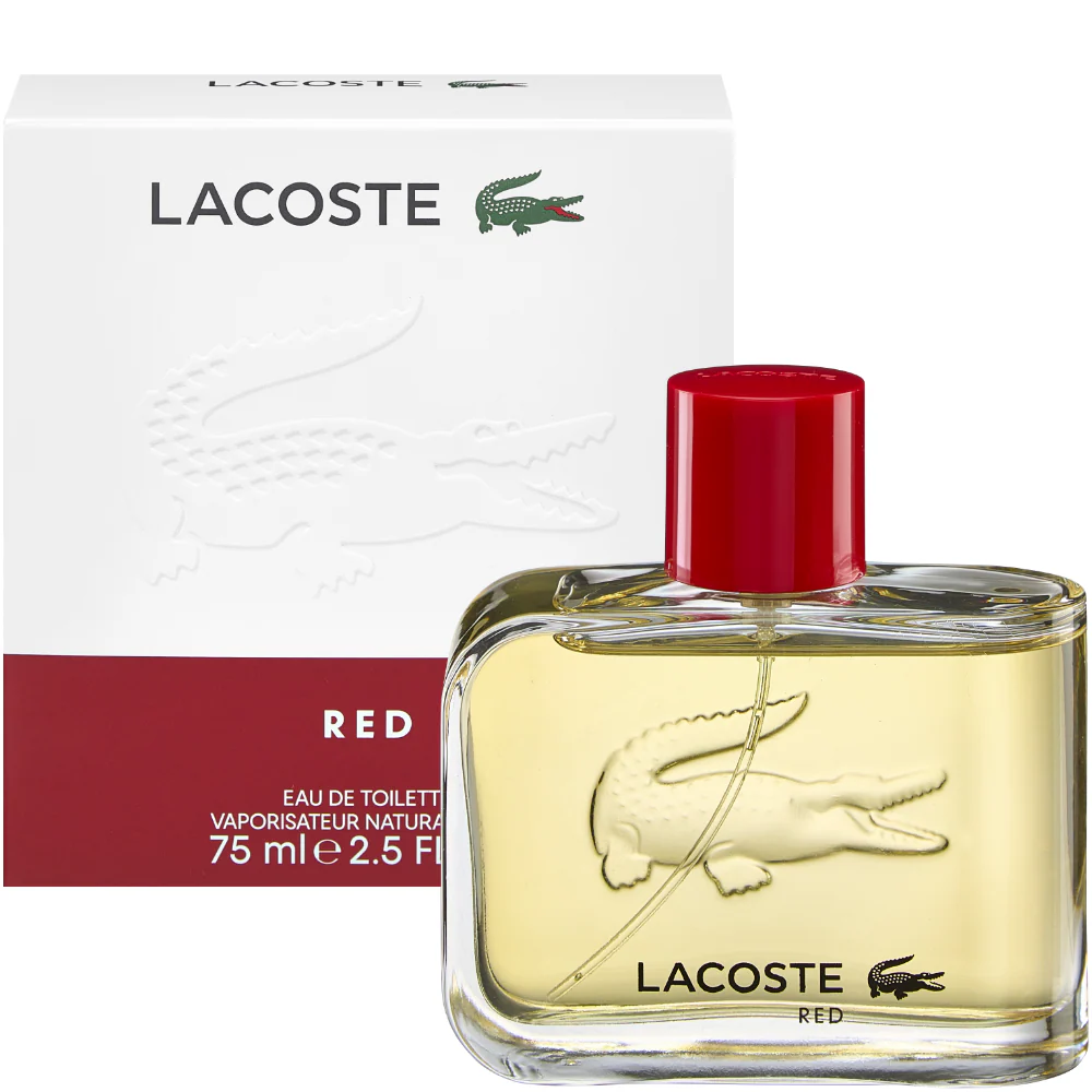 Lacoste Red Eau De Toilette 75ml - Image 2