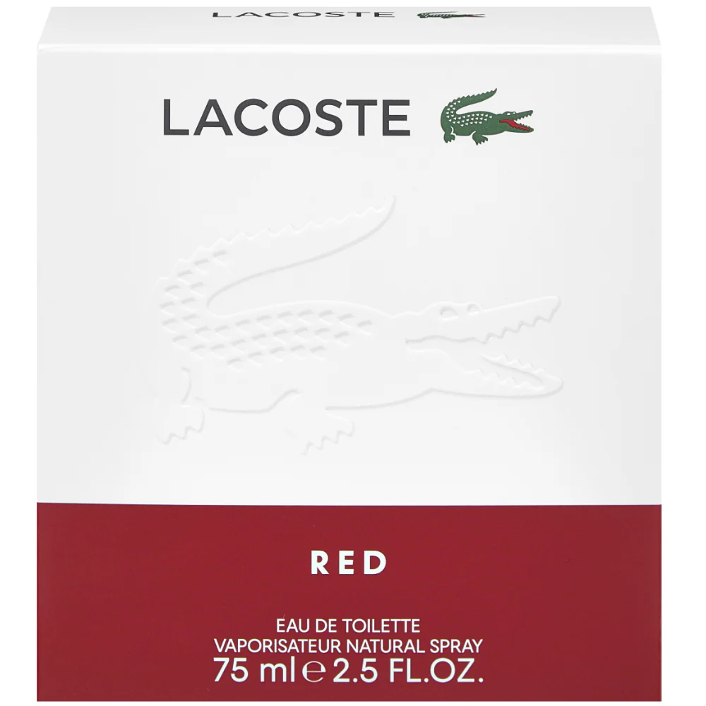 Lacoste Red Eau De Toilette 75ml - Image 3