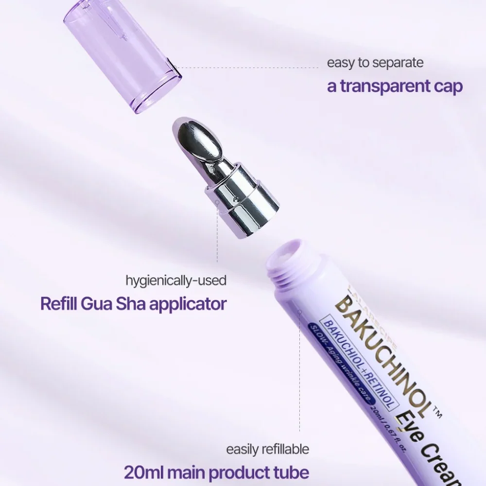 Lalarecipe Bakuchiol Eye Cream Refill Set 2 x 20ml - Image 2