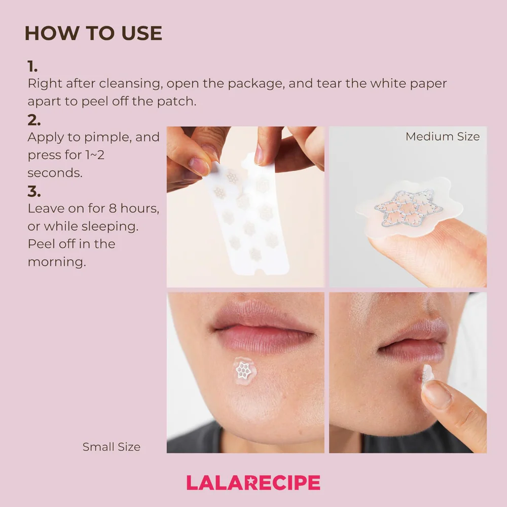 Lalarecipe Trouble Spot Patch Magnesium Blemish Patch Care Small x10 - Image 2