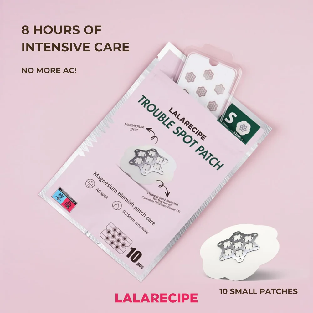 Lalarecipe Trouble Spot Patch Magnesium Blemish Patch Care Small x10 - Image 3