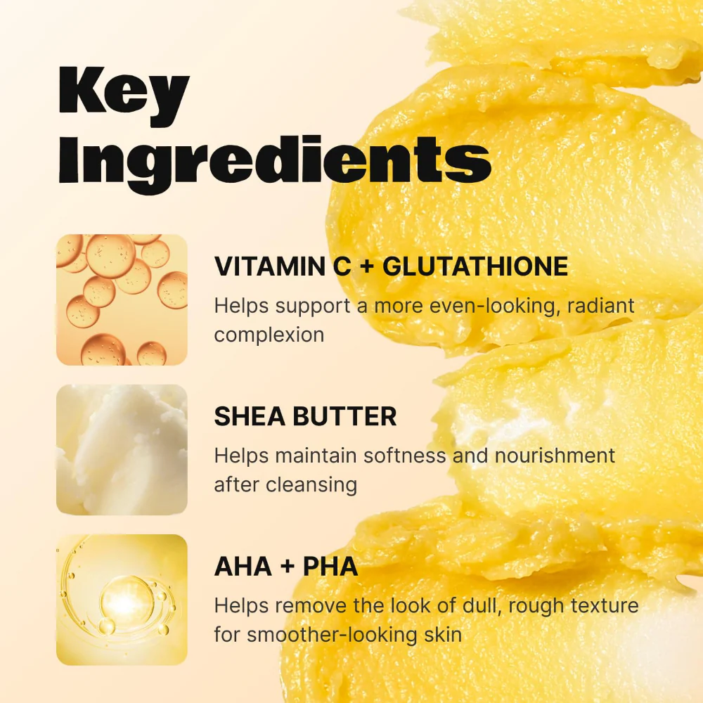 Lalarecipe Yuzu Vita C 3-In-1 Gommage Cleansing Balm 50ml - Image 3