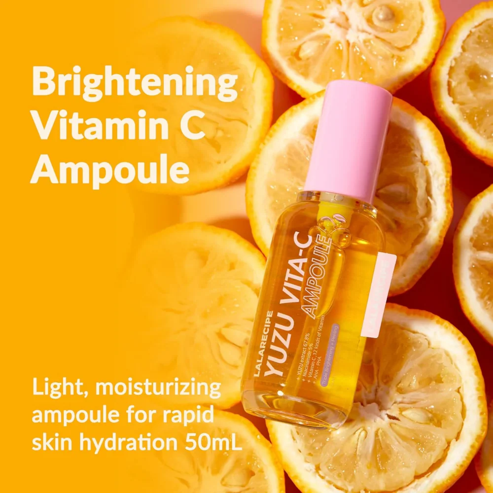 Lalarecipe Yuzu Vita C Brightening & Anti-Wrinkle Ampoule 50ml - Image 2