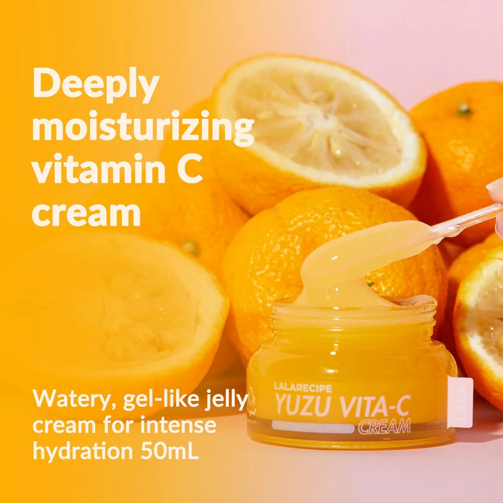 Lalarecipe Yuzu Vita C Triple Brightening & Peeling Cream 50ml - Image 2