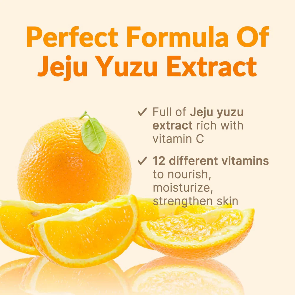 Lalarecipe Yuzu Vita C Triple Brightening & Peeling Cream 50ml - Image 3
