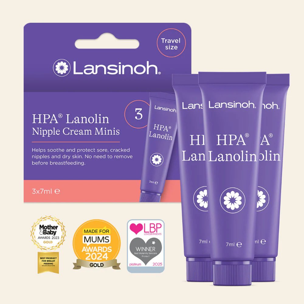 Lansinoh HPA Lanolin Nipple Cream Minis 3 x 7ml - Image 3