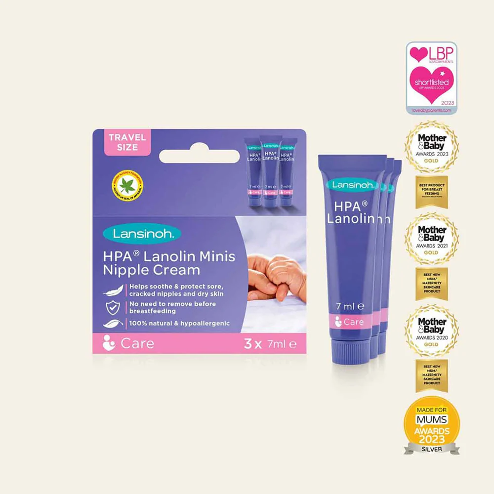 Lansinoh HPA Lanolin Nipple Cream Minis 3 x 7ml - Image 7