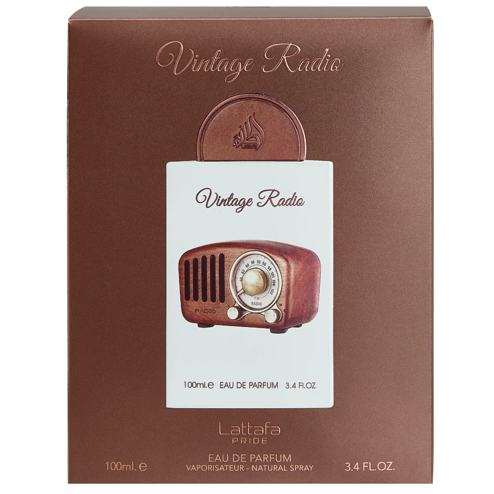 Lattafa Pride Vintage Radio Eau De Parfum 100ml - Image 3