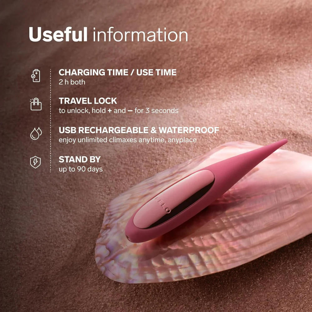 LELO Dot Travel Clitoral Pinpoint Vibrator Pink - Image 7