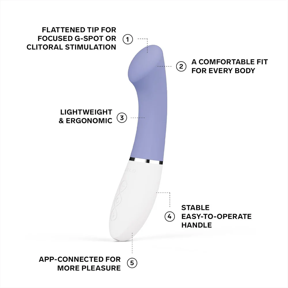 LELO Gigi 3 App-Controlled G-Spot Vibrator Powder Blue - Image 4