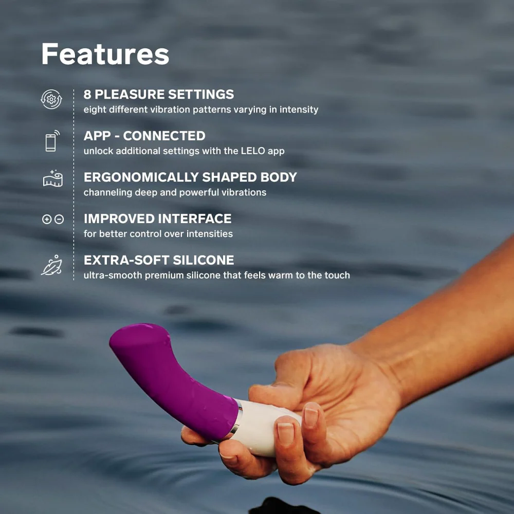 LELO Gigi 3 App-Controlled G-Spot Vibrator Powder Blue - Image 5