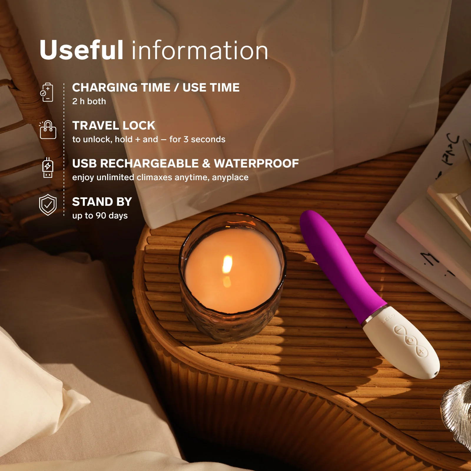 LELO Liv 3 App-Controlled G-Spot Vibrator Plum - Image 5