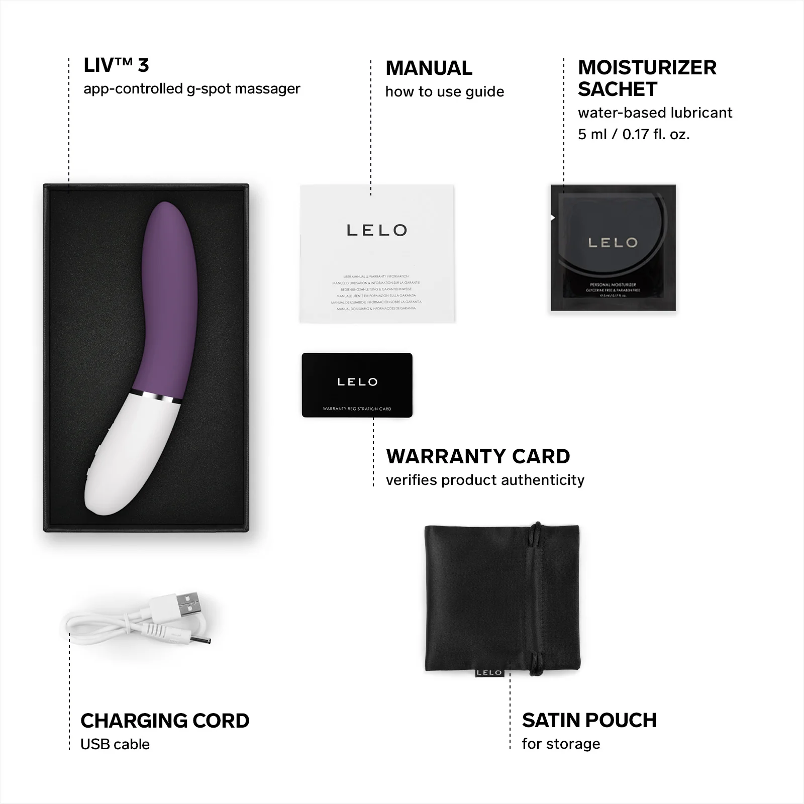 LELO Liv 3 App-Controlled G-Spot Vibrator Plum - Image 6