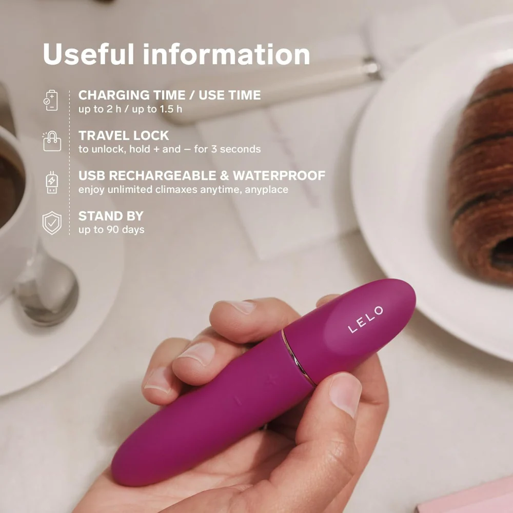 LELO Mia 3 Personal Vibrator Deep Rose - Image 5