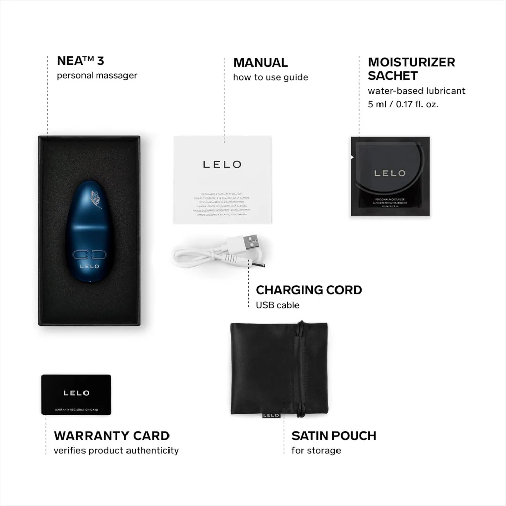 LELO Nea 3 Personal Massager Alien Blue - Image 2
