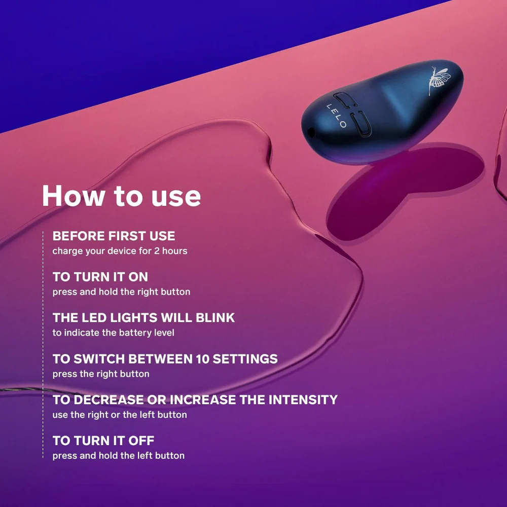 LELO Nea 3 Personal Massager Black - Image 5