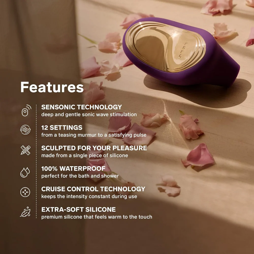 LELO Sona 2 Cruise Sonic Clitoral Massager Purple - Image 5