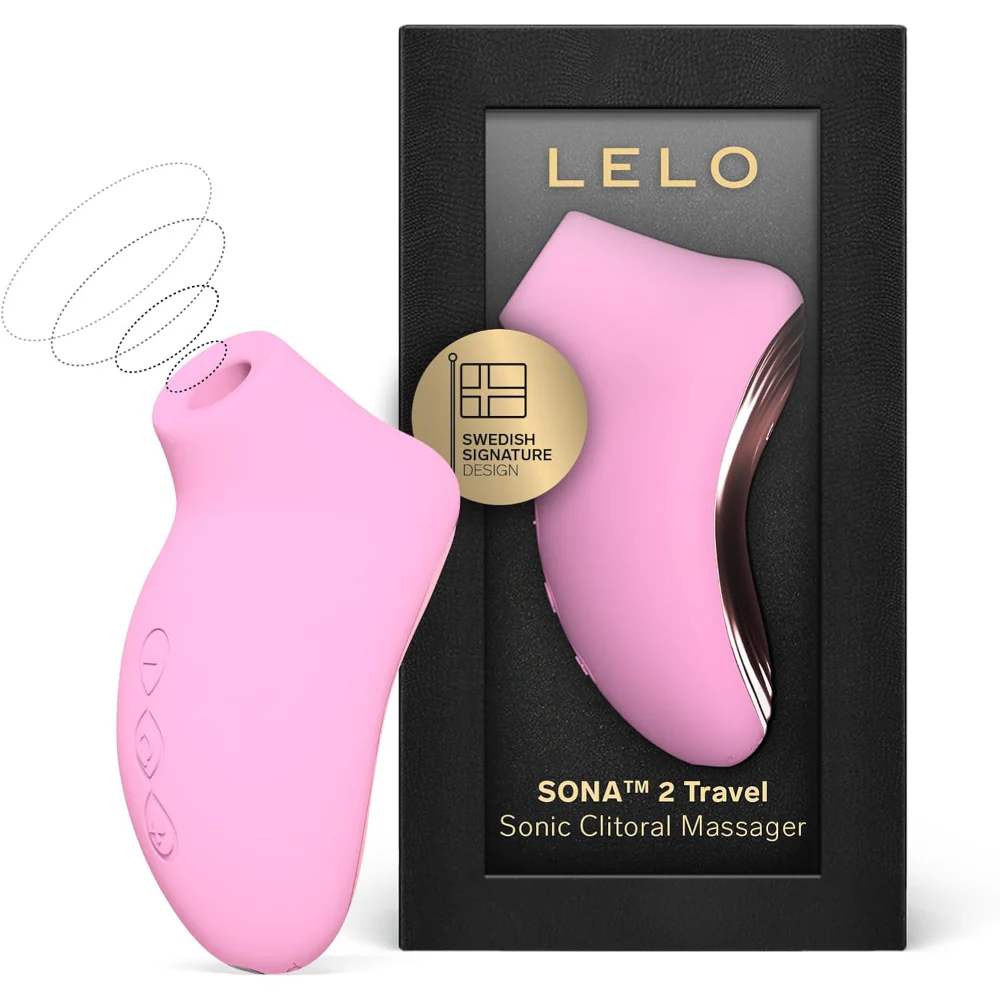 LELO Sona 2 Travel Sonic Clitoral Massager Pink - Image 2