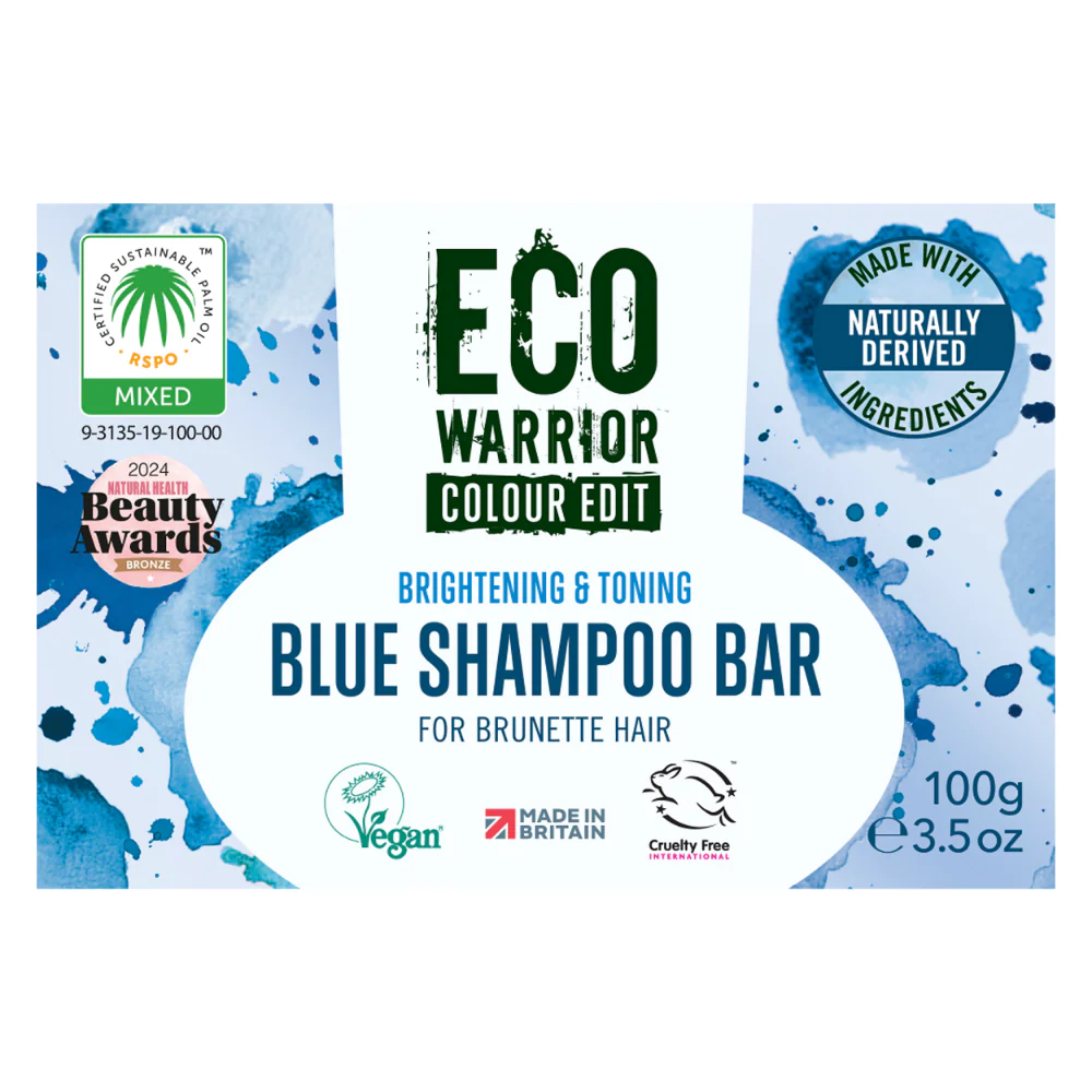Little Soap Company Eco Warrior Colour Edit Blue Hair Shampoo Bar 100g