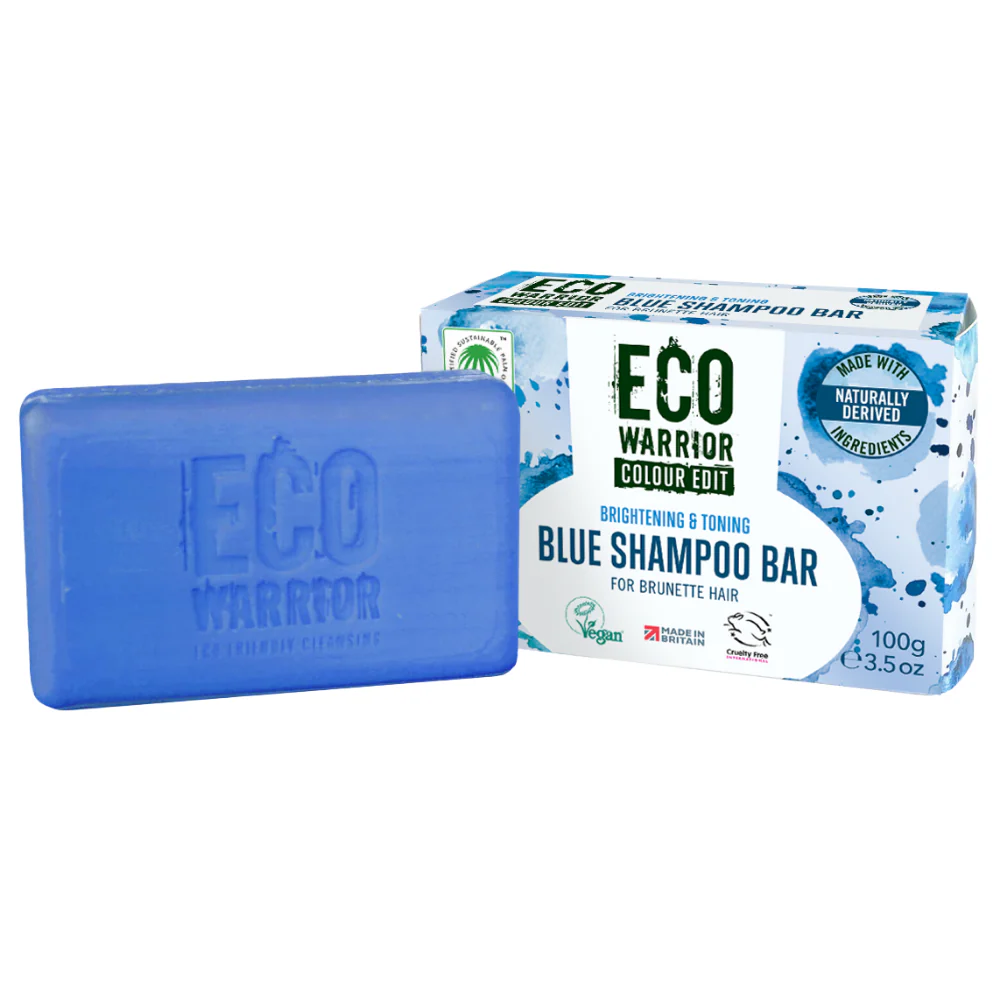 Little Soap Company Eco Warrior Colour Edit Blue Hair Shampoo Bar 100g - Image 3