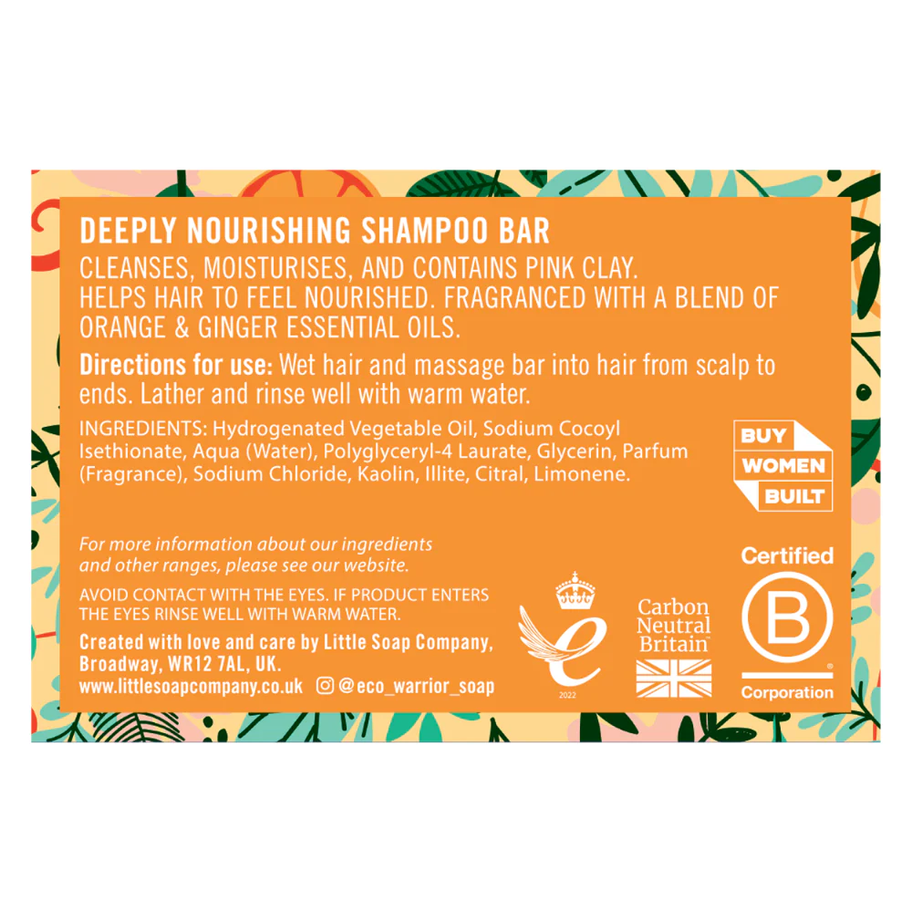 Little Soap Company Eco Warrior Deeply Nourishing Shampoo Bar 100g - Image 4