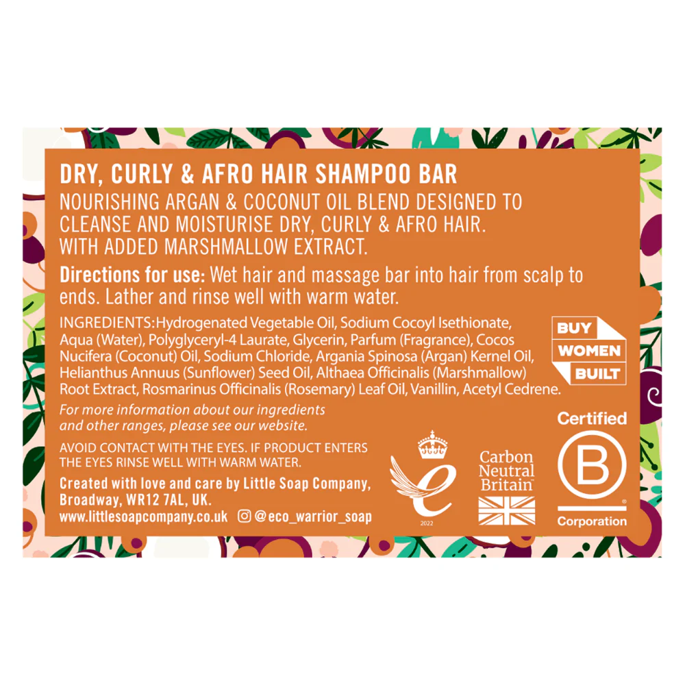 Little Soap Company Eco Warrior Dry Hair Shampoo Bar 100g - Image 4