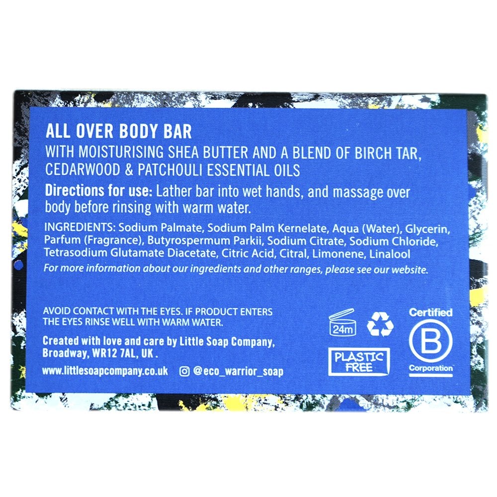 Little Soap Company Eco Warrior Men's Edit All Over Body Bar 100g - Image 4