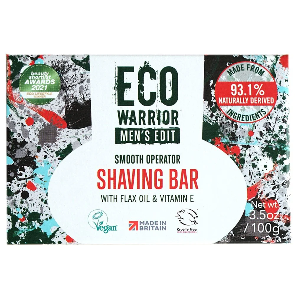 Little Soap Company Eco Warrior Men's Edit Smooth Operator Shaving Bar 100g - Image 2