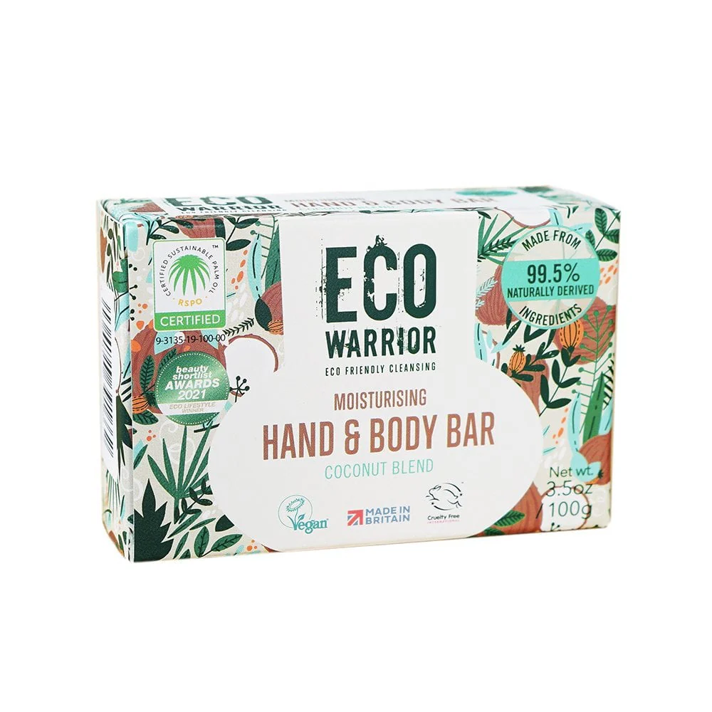 Little Soap Company Eco Warrior Moisturising Hand & Body Bar 100g - Image 3