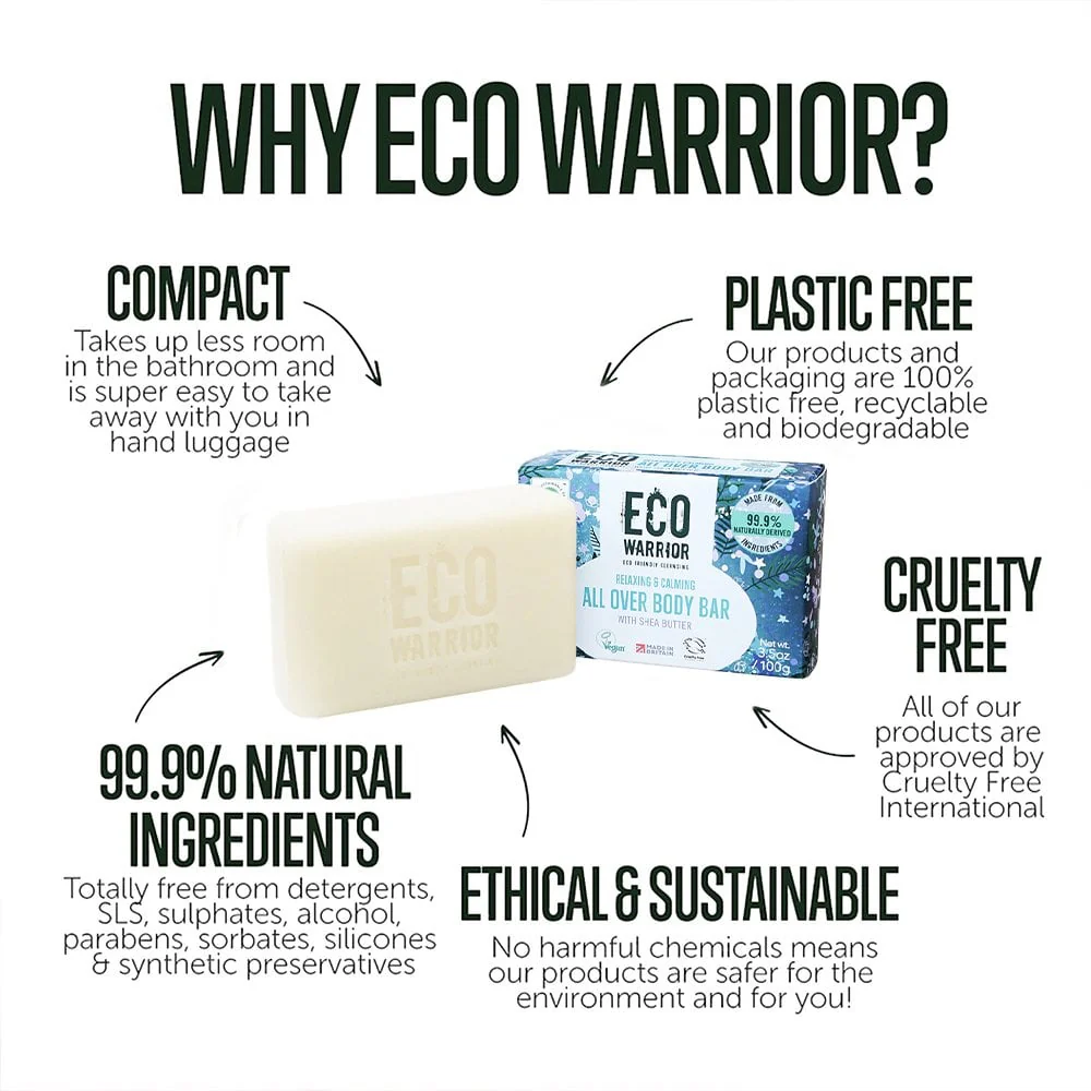 Little Soap Company Eco Warrior Relaxing & Calming All Over Body Bar 100g - Image 5